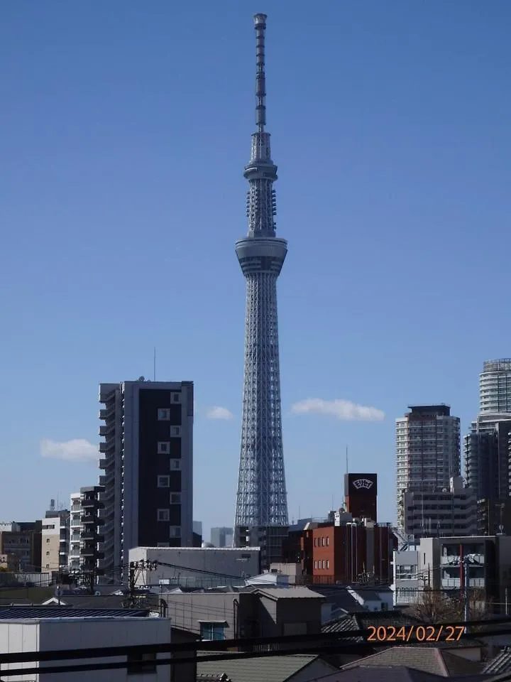 Skytreehotelー浅草まで電車乗車7分でスカイツリーまで電車乗車3分さらに空港から直通です12名までの一軒家の3Ldkの7年で綺麗駐車場付 Tokyo Daire
